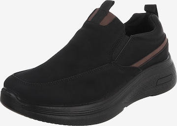 CoolWalk Slip-Ons in Black: front