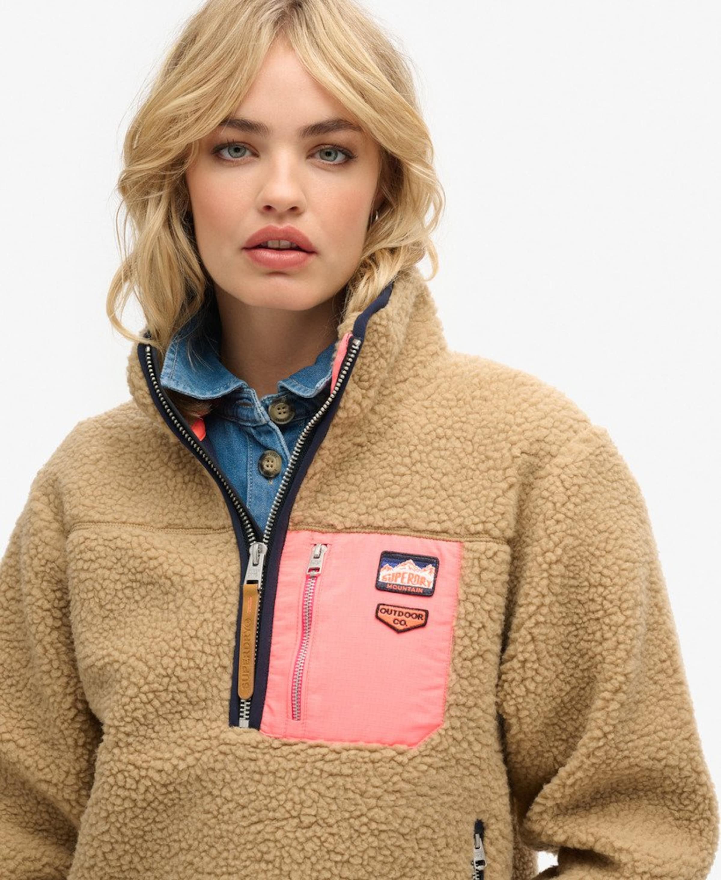 Pull-over Superdry & Co en marron