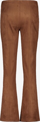 Cartoon Flared Trousers in Brown