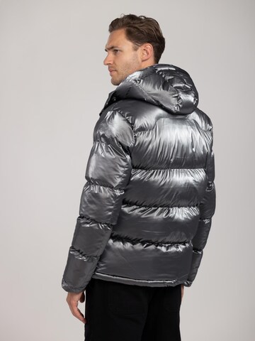 YVZ Denim Winter jacket 'Nebula' in Silver