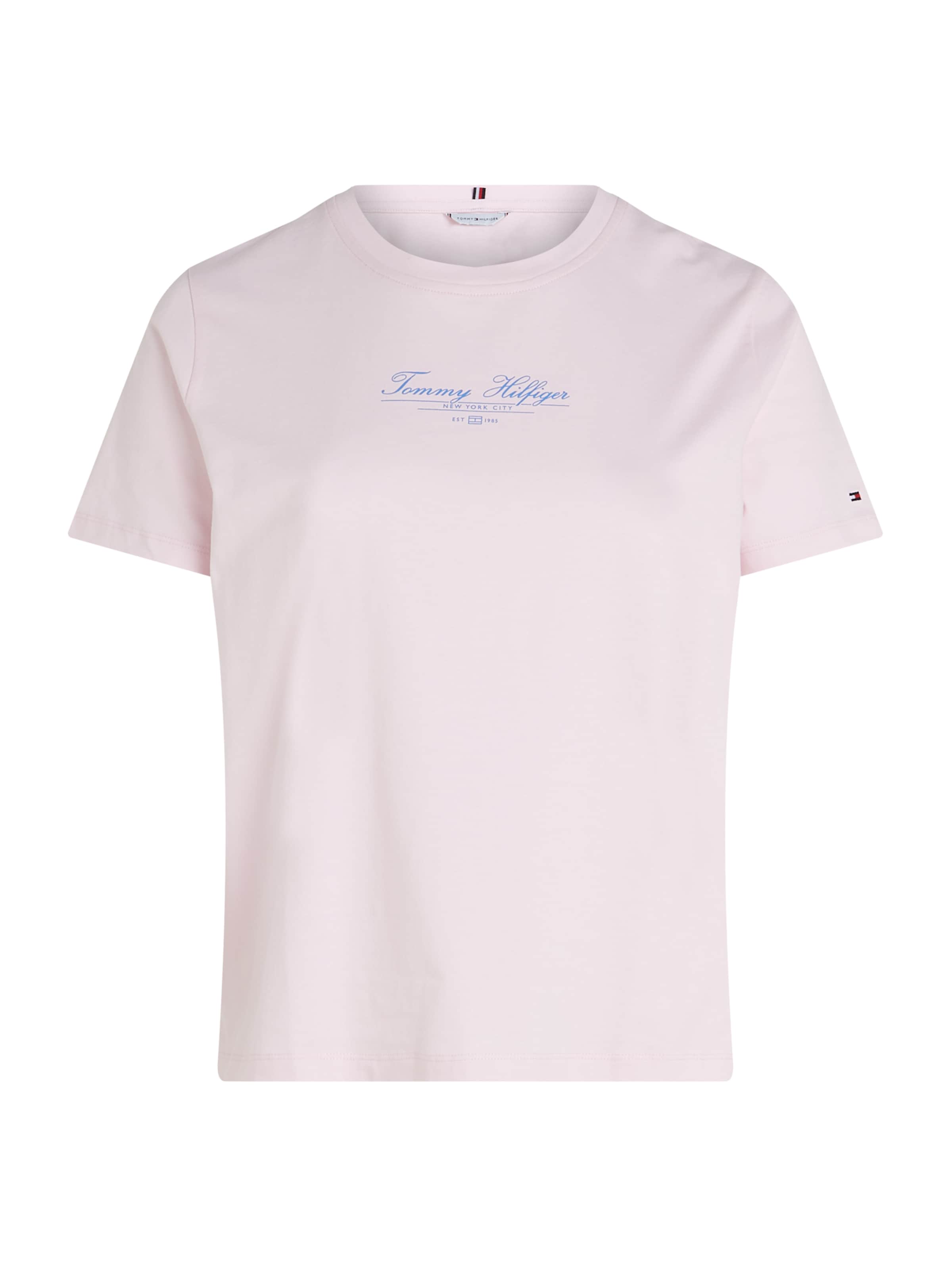 Tommy Hilfiger Curve Μπλουζάκι σε ροζ: μπροστά