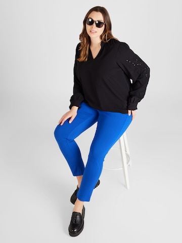 Vero Moda Curve Blouse 'Dafne' in Zwart