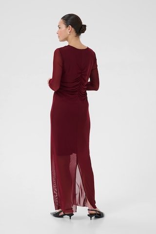 Kaffe Dress 'Chai' in Red