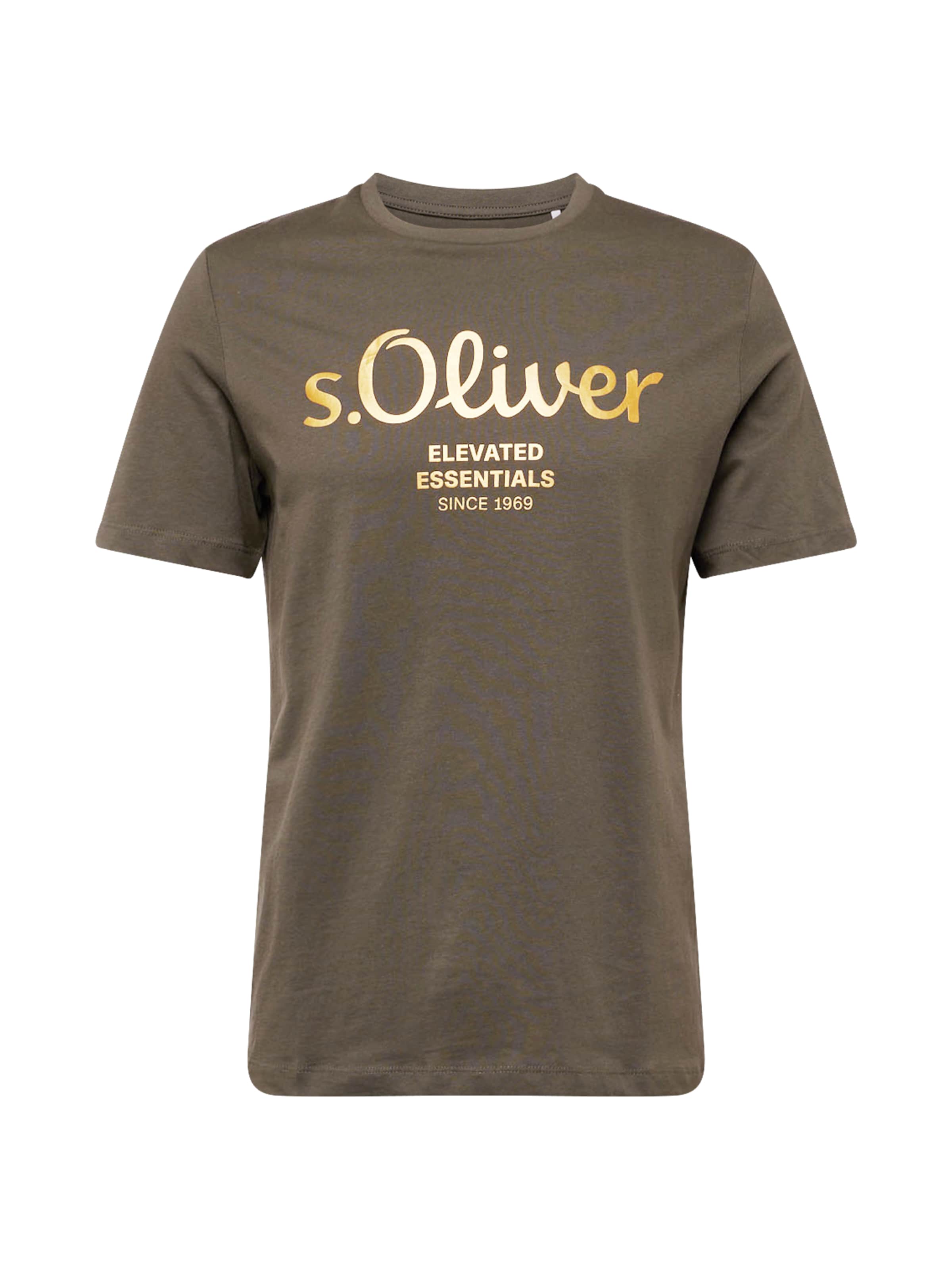 T-Shirt s.Oliver en vert : devant
