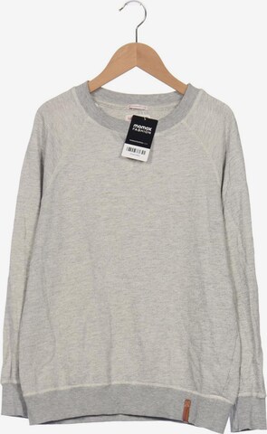 KnowledgeCotton Apparel Sweatshirt & Zip-Up Hoodie in S in Grey: front