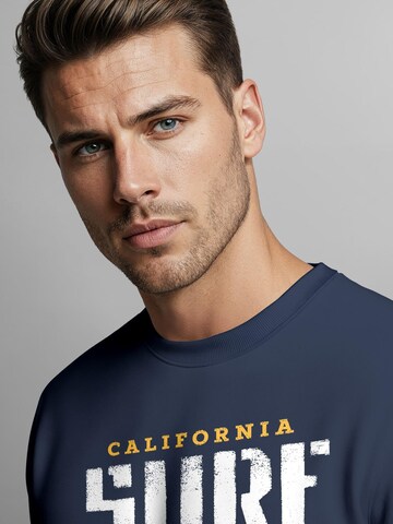 Neverless Sweatshirt 'California Surf' in Blue