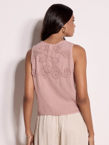 Apricot Top in Roze