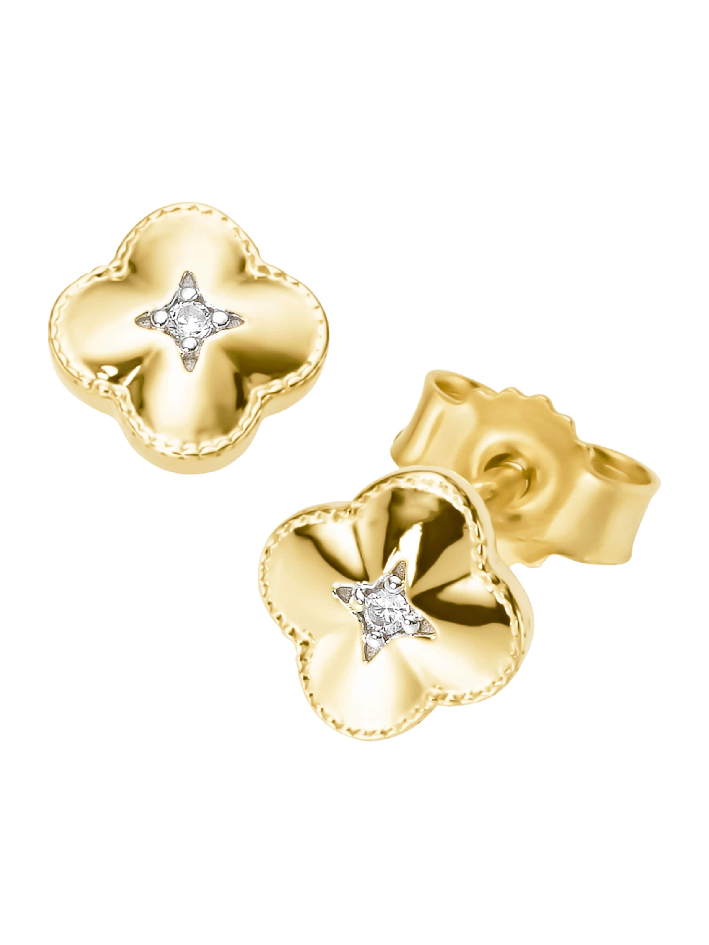 Luigi Merano - Pendientes en oro: frente