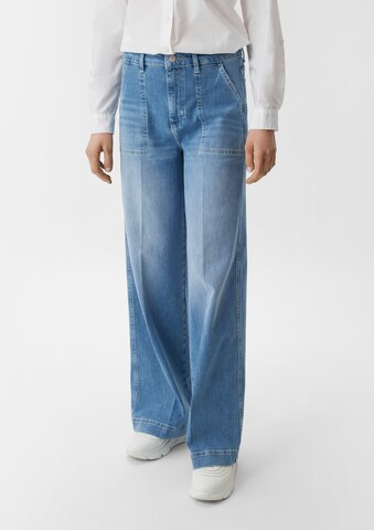comma casual identity Wide leg Jeans in Blue: front