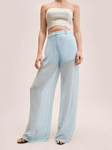 Loosefit Pantalon 'Darcy' MANGO en bleu : devant