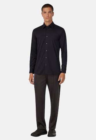 Boggi Milano Regular fit Overhemd in Zwart
