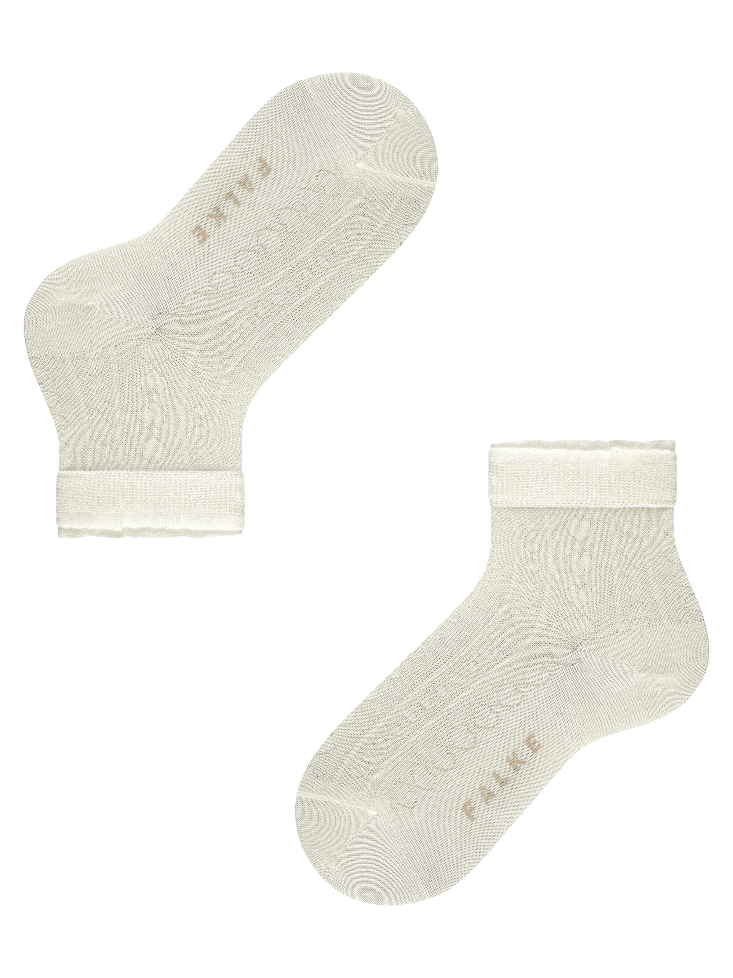 FALKE Socks 'Romantic Net' in White