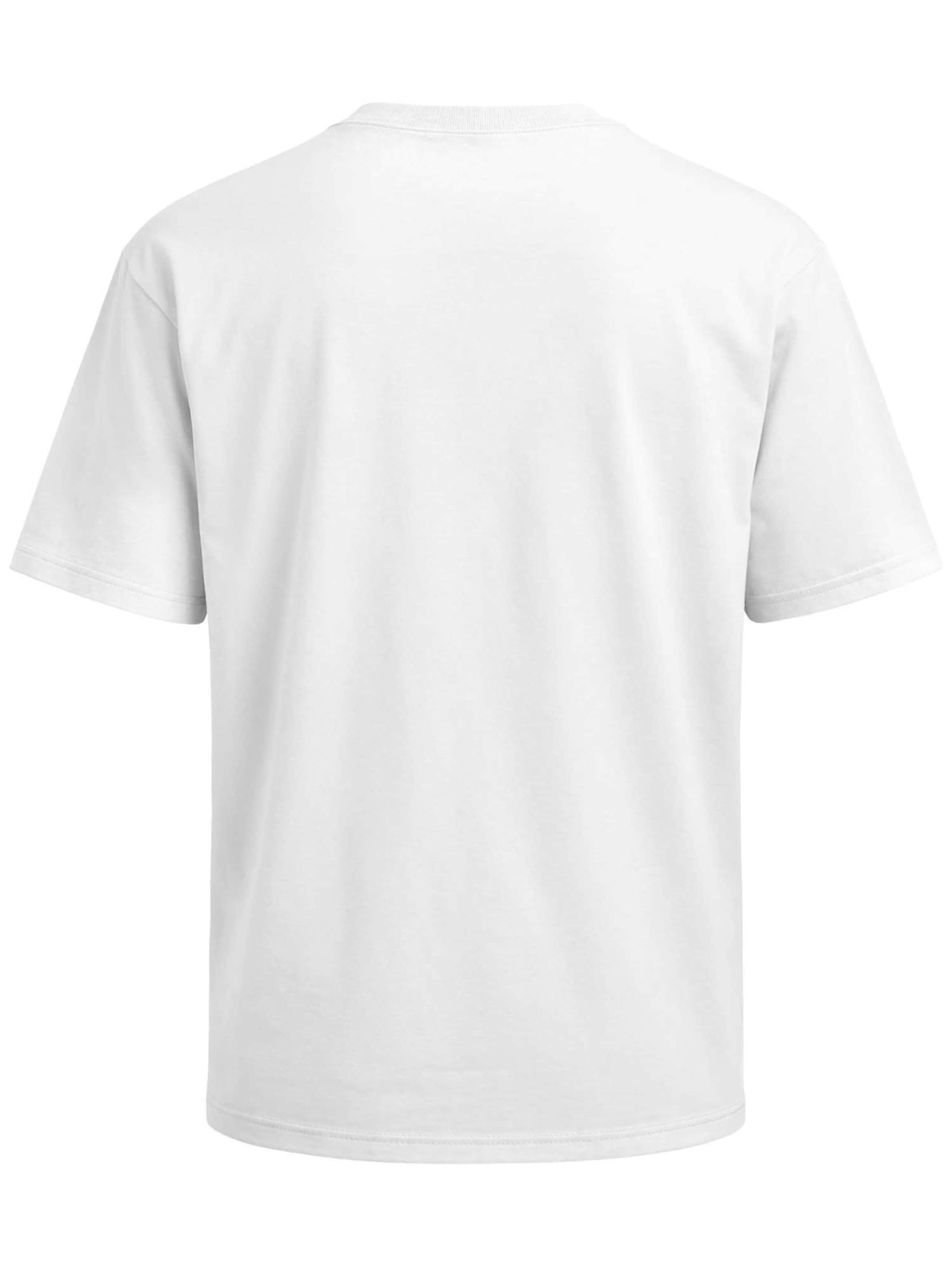 Neverless Shirt 'Palme' in White