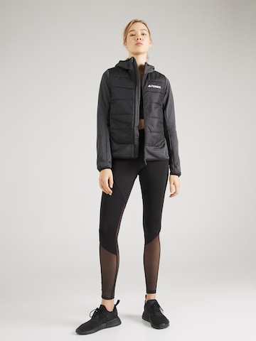 ADIDAS TERREX Функциональная флисовая куртка в Черный