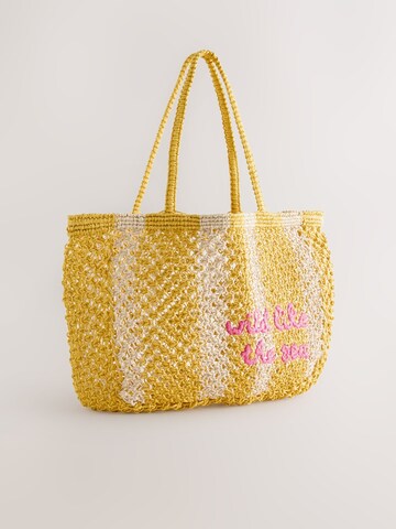 Next Strandtasche in Gelb