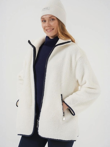 Giacca di pile di Bigdart in bianco