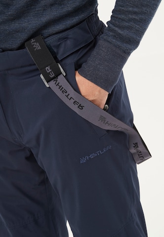 Whistler Regular Workout Pants 'GIPPSLANG' in Blue