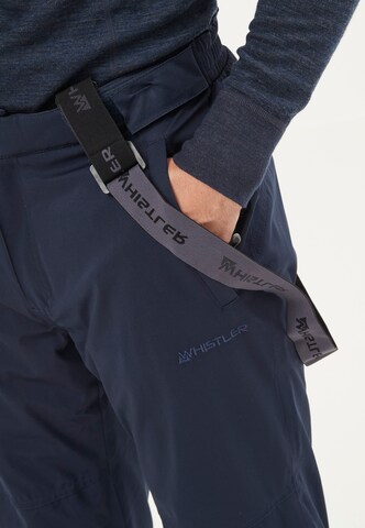 Whistler Regular Workout Pants 'GIPPSLANG' in Blue