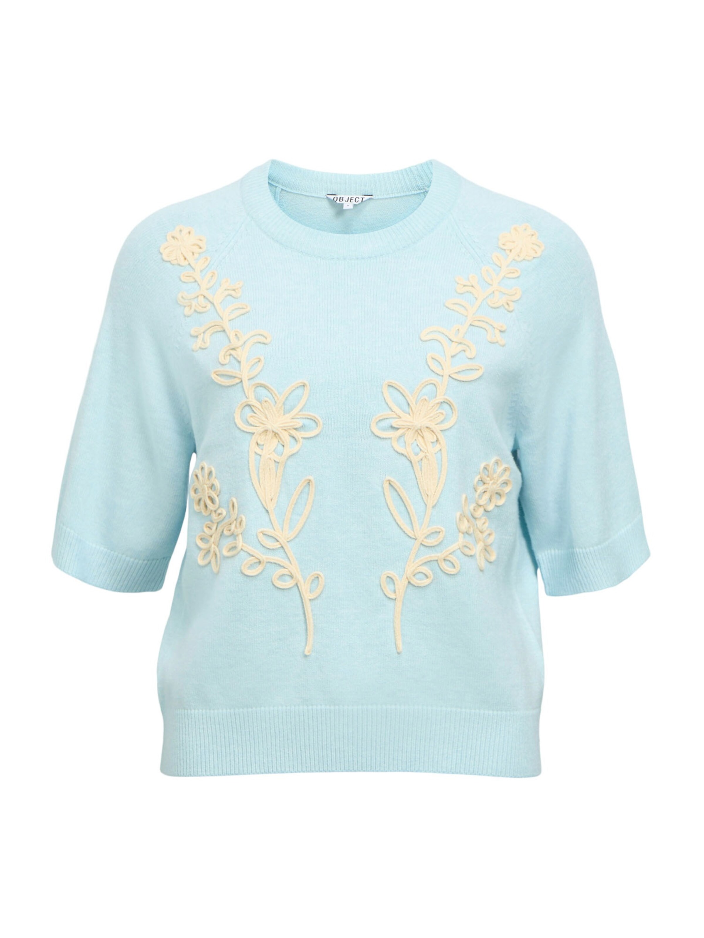 OBJECT Свитер 'OBJLANEY RUBIN' в Синий: спереди