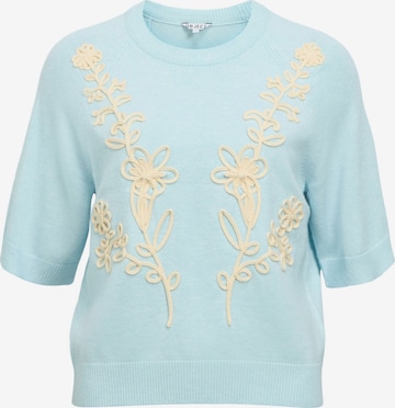 OBJECT Pullover 'OBJLANEY RUBIN' in Blau: Vorderseite