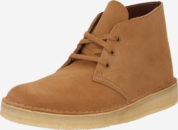 Clarks Originals Chukka boots 'Desert Coal' σε καφέ: μπροστά