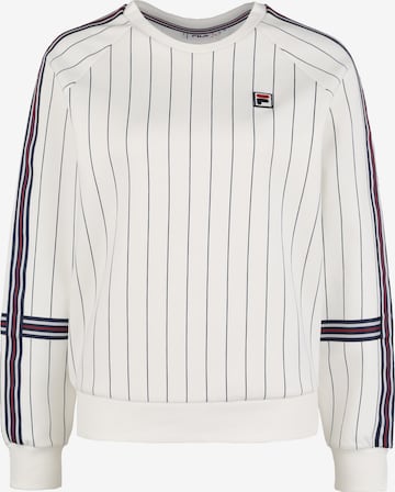 FILA Athletic Sweatshirt in White: front