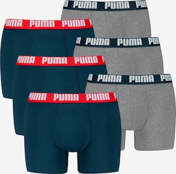PUMA Boxerky – modrá: přední strana