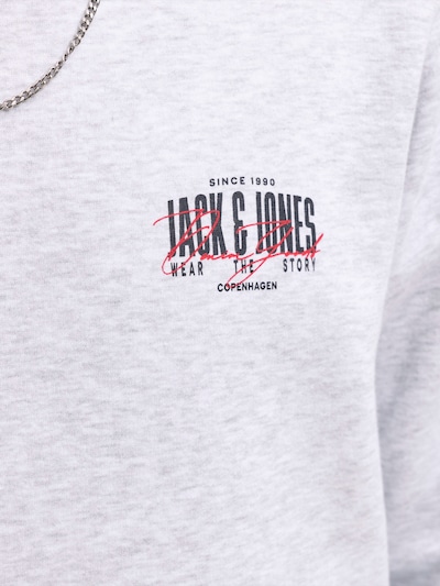szürke / fenyő / fekete / fehér JACK & JONES Tréning póló 'JJAERO' - XS, Termék nézet