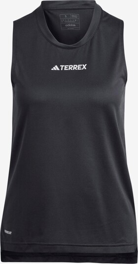 ADIDAS TERREX Sporttop in schwarz / weiß, Produktansicht