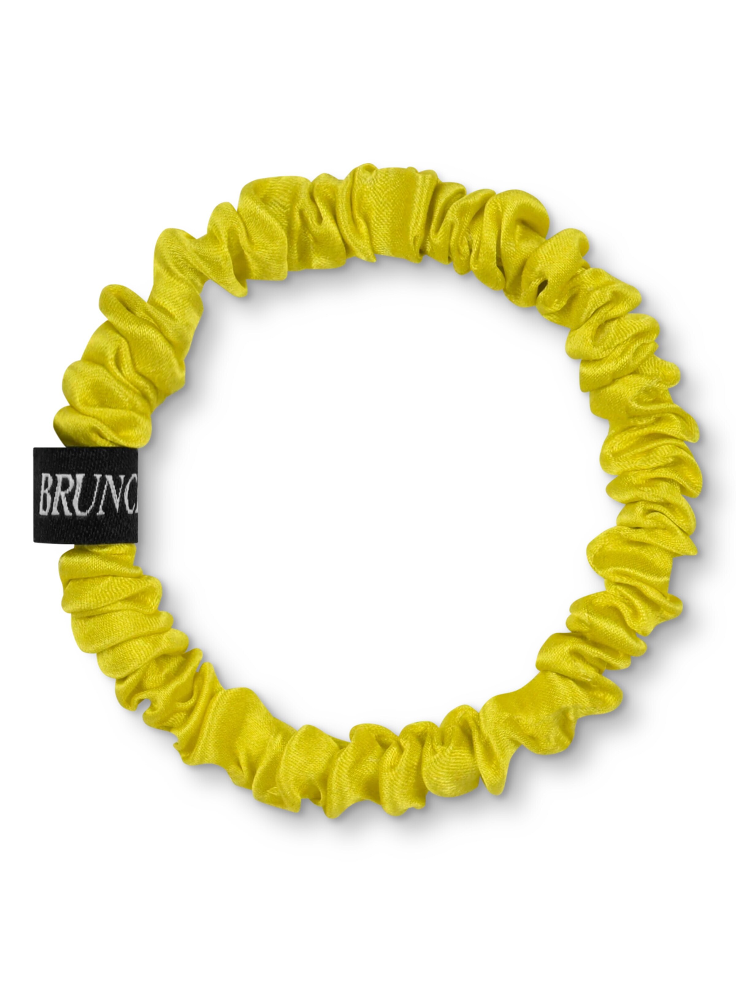 Ornement pour cheveux BRUNCHIES® en jaune : devant