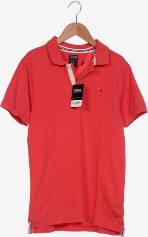 Tommy Jeans Poloshirt S in Rot: predná strana