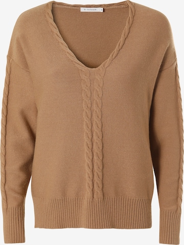 Pull-over 'POLI' TATUUM en beige : devant