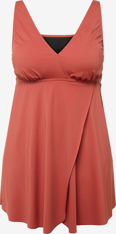 Studio Untold Slaapshirt in Rood: voorkant