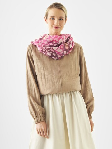 Écharpe CODELLO en rose : devant