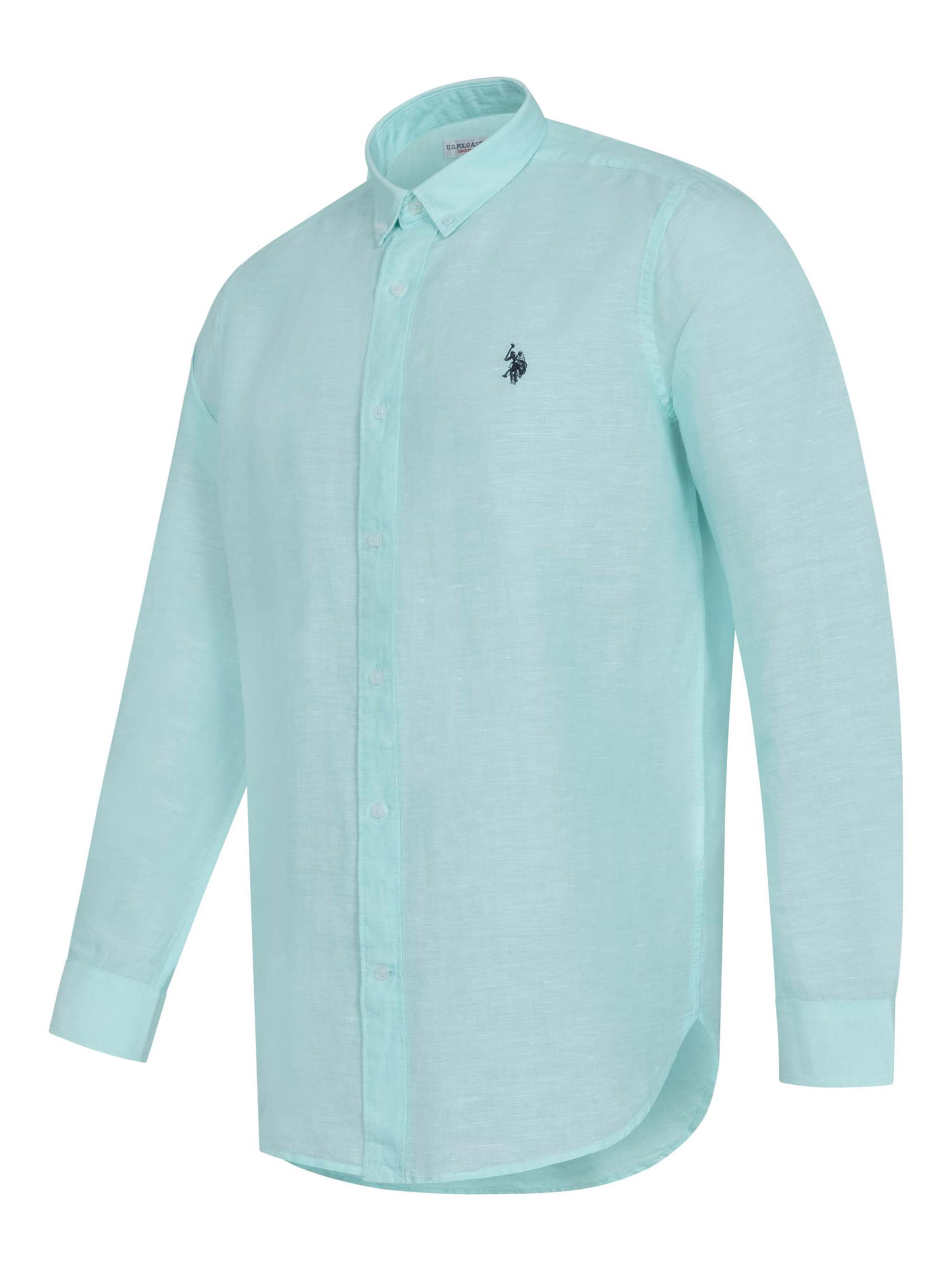 U.S. POLO ASSN. Regular fit Button Up Shirt in Blue