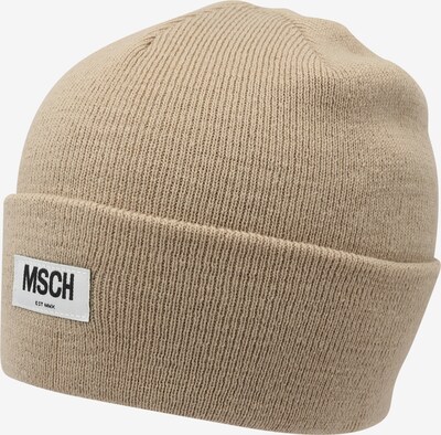 MSCH COPENHAGEN Cepure 'Mojo', krāsa - kamieļkrāsas / melns / balts, Preces skats