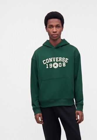 CONVERSE Mikina '1908' - Zelená: predná strana