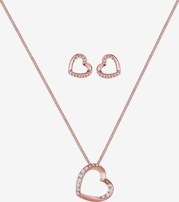 ELLI PREMIUM Jewelry Set 'Herz' in Gold