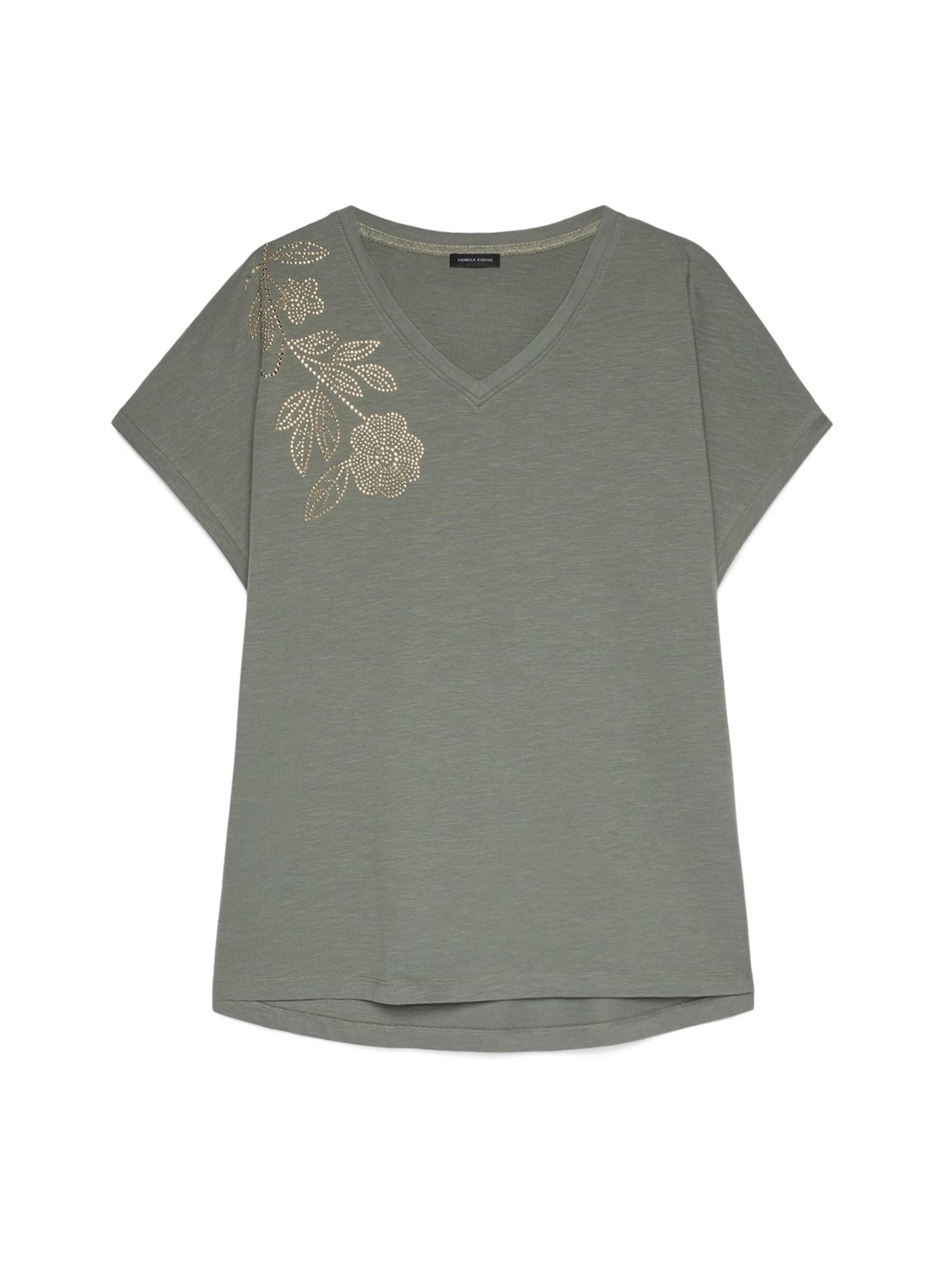 Fiorella Rubino - Camiseta en verde: frente