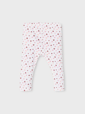 NAME IT Skinny Legginsy w kolorze różowy