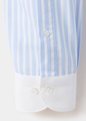 MANGO MAN Slim fit Button Up Shirt 'Sarria' in Blue