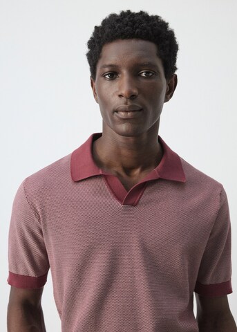 MANGO MAN Pullover 'Petonet' in Lila