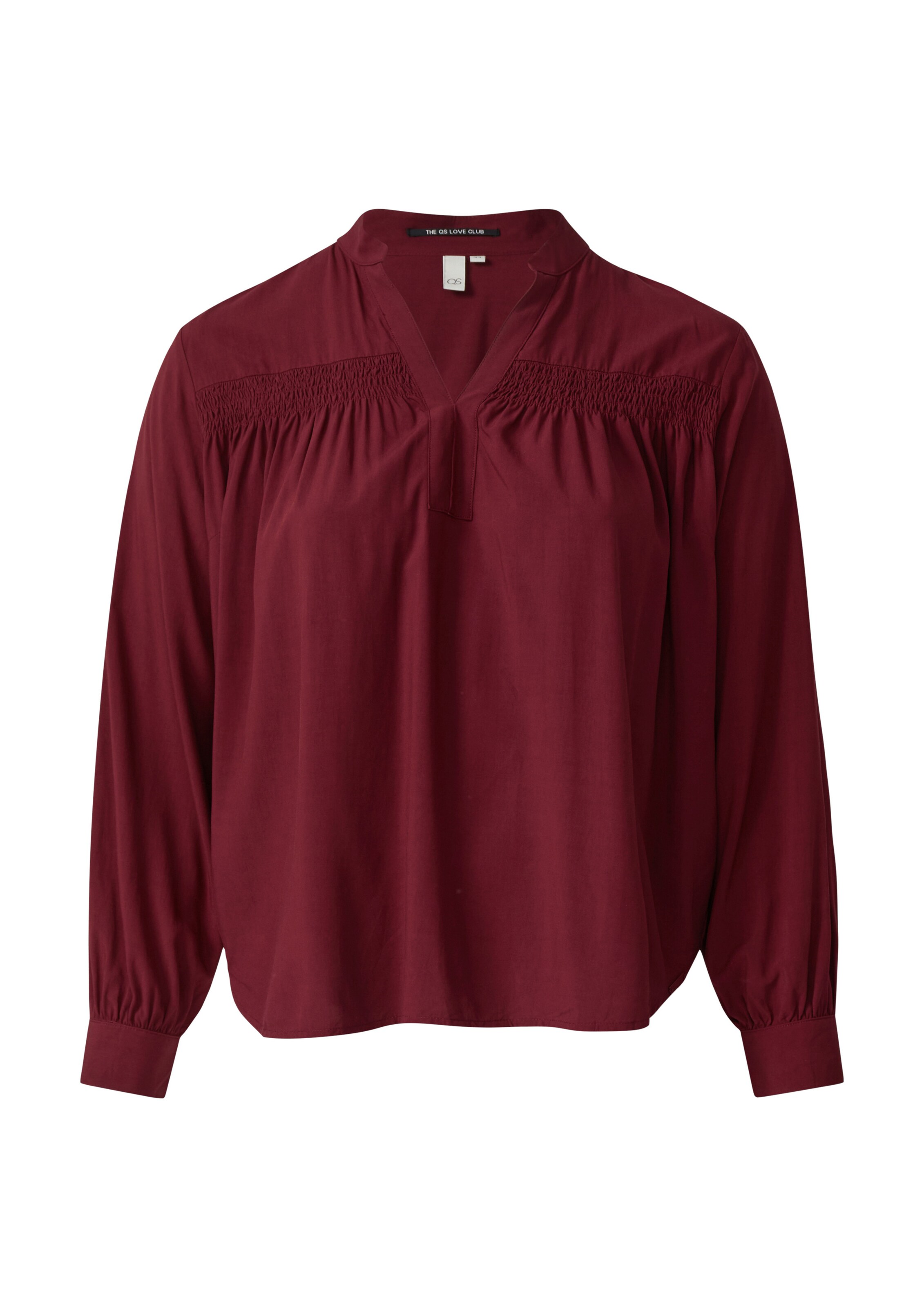 Chemisier QS en rouge : devant