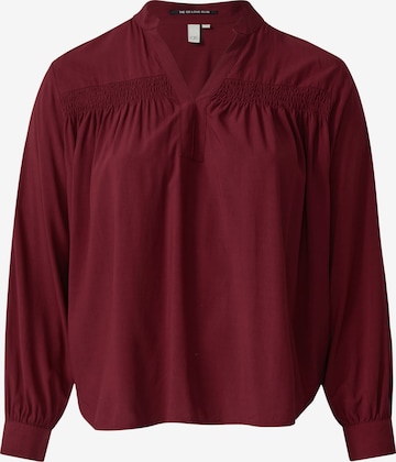 Chemisier QS en rouge : devant
