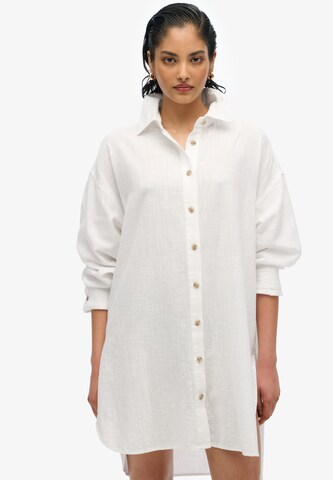 Superdry Blouse in Wit: voorkant