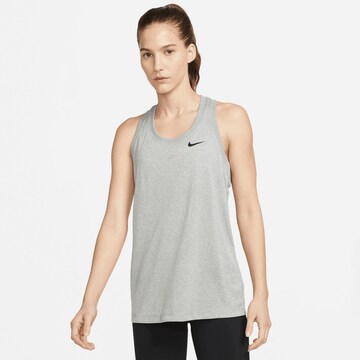 NIKE - Top deportivo en gris: frente