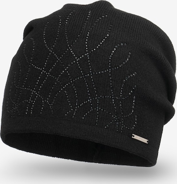 Vivisence Beanie '7011' in Black: front