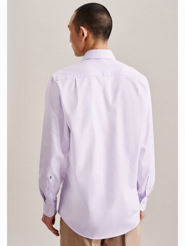 SEIDENSTICKER Regular fit Button Up Shirt in Purple