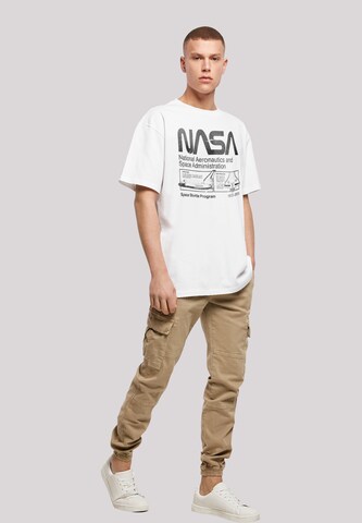T-Shirt 'NASA' F4NT4STIC en blanc