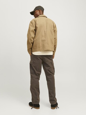 JACK & JONES Loosefit Cargobukser 'JJKarl Harlow' i brun